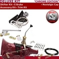 thumbnail image 1 of American Shifter  TH200 Shifter Kit Chrome 8 in. E Brake Cable Clamp Clevis Trim Kit for EE29E, 1 of 1
