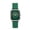 Green, variant on Women’s Heart Dial Quartz Watch, Rounded Square Case With Soft Silicone Strap, Casual Minimalist Wristwatch For Everyday Wear And Sweet Style Gifting