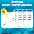 thumbnail image 2 of Double Hook Reverse Bottom Fishing Rig, Surf Fishing Hooks with Float Tackle Set, 2 of 7