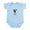 Sky Blue, variant on - Voodoodle Fang Kitty Infant Bodysuit - Baby Light Bodysuit, Size Newborn - 24 Months