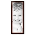 thumbnail image 2 of ArtToFrames 13" x 37" Matte mahogany Diploma Picture Frame, 13x37 inch Brown Wood Poster Frame (WOM-5108), 2 of 7