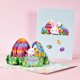 thumbnail image 2 of 3d para tarjetas emergentes Feliz Pascua Tarjetas de felicitación Conejo Huevo Postales con sobre para el día de Pascua Regalos hechos a mano esquí esquí Gafas de esquí, 2 of 5