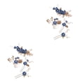 thumbnail image 2 of Sonducket 4 piezas de peinetas de flores para boda, conjunto de tocados de decoración, tocado elegante elegante para niñas, hermoso tocado de Type5 NO5, 2 of 6