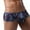 Dark Blue, variant on Lilgiuy Men's Casual Comfortable Breathable Printed Mid-Low Waist Panties Fall Fashion for 2022 Spring Winter