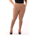 thumbnail image 6 of Plus Size Tummy Control Sculpting Treggings - Portobello, 6 of 11