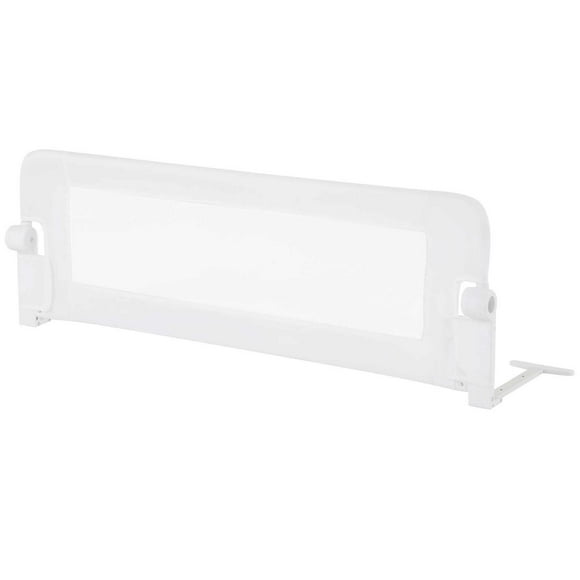 Costway 1 PCS 42" Toddler Foldable Bed Rail with Adjustable Safety Strap Bedrail Guard White