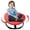 Red + Metal+1, variant on Orange Kids Sensory Swivel Chair Metal Structure Autism ADHD Sensory Tool For Body Coordination Development