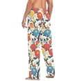 thumbnail image 3 of FORMRS Mens Pajama Pants with Pockets Soft Cotton Sleepwear Lounge Bottoms, Sizes S-2XL, Vibrant Japanese Flowers, 3 of 7