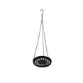thumbnail image 2 of Aufmer Chain Matching Metal Openwork Hanging Flower Basket Stable Suspension Structure Elegant Hollow Design For Home Outdoor Courtyard Potted Plant Hanging Layout(9.84x0.98in), 2 of 6