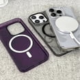 thumbnail image 4 of Original Ultra Thin For Magsafe Transparent Case For iPhone 15 14 13 12 Pro Max Magnetic Wireless Charge Glossy Clear PC Cover, 4 of 5