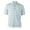 Water Sprout/White, variant on Monterey Club Men's Wilson Stripe Texture Golf Polo Shirt #1671