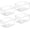 4-10 X 7.3 X 5, variant on Plastic Storage Bins 10 X 7.3 X 5 Inch 4 Count Home Kitchen Pantry Refrigerator Organization