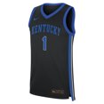 thumbnail image 2 of Men's Nike #1 Black Kentucky Wildcats Alternate Replica Jersey, 2 of 3
