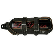 La Rosa Design Universal Rustic Black Leather Bottle Holder and Exclusive La Rosa Spare Fuel Can