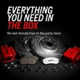 thumbnail image 4 of Power Stop Front Z36 Truck & Tow Brake Pad and Rotor Kit with Red Powder Coated Calipers KC2952B-36, 4 of 4