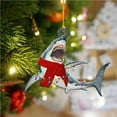 thumbnail image 2 of Toystoory Colgante de árbol de Navidad con animales, decoración colgante para el hogar y la Oficina, estilo de dibujos animados portátil, Kits de decoración para fiestas, 2 of 6