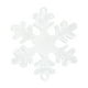 thumbnail image 2 of Adornos transparentes de copos de nieve translúcidos de 5x5x0,5 cm, colgantes de Rkxzt, 2 of 8