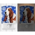 thumbnail image 2 of Carolines Treasures SC9372CNL Basset Hound Winter Snowflakes Holiday Ceramic Night Light, 6x4x3, Multicolor, 2 of 2