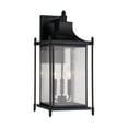thumbnail image 2 of Dunnmore 3-Light Outdoor Wall Lantern in Black, 2 of 5
