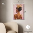 thumbnail image 5 of Glossy Allure Canvas Ebony Portrait Art by Art Remedy, Gallery Wrapped, 16" x 24", 5 of 7