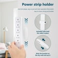 thumbnail image 6 of Outlet Cover Extension Cord 6 Feet, Ultra-Thin Outlet Concealer with Flat Plug Power Strip 5 AC Outlets, Childproof Flat Extension Cord Outlet Cover, 1875W for Kitchen, Home, Office, 6 of 7
