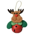 thumbnail image 1 of Cateissary Campana de árbol de Navidad fiesta temática Festival colgante de Navidad decorativo de temporada DIY puerta frontal al aire libre Kits de decoración para fiestas colorido tipo 3, 1 of 6