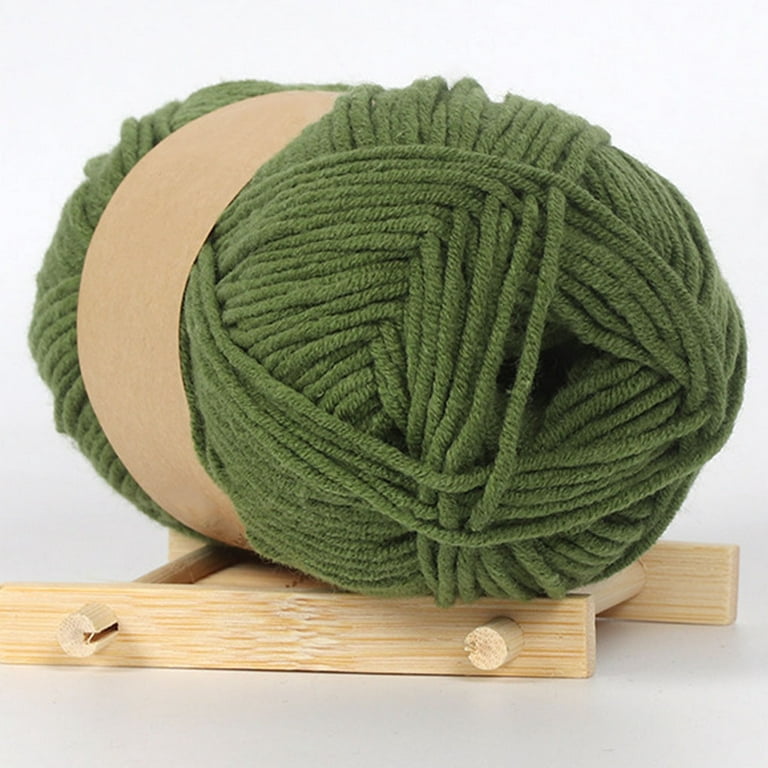 TureClos Knitting Yarns Medium Thick Hand-knitting Crochet Thread for Baby  Scarf Crocheting Hat Weaving Supplies 