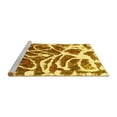 thumbnail image 2 of Ahgly Company Machine Washable Indoor Rectangle Abstract Yellow Modern Area Rugs, 2' x 3', 2 of 4