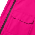 thumbnail image 4 of LYSMORA 2026 Men's Detachable Hood Fleece Lined Outdoor Jacket, Flap Chest Pockets Zipper Side Pockets Elastic Cuff Loose Fit Hiking Travel Outerwear, 4 of 6