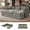 Grey, variant on Hombryzy 103" Deep Seat Sectional Sofa with Storage, L Shaped Cloud Couch with Movable Ottomans for Living Room,Beige