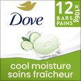 thumbnail image 2 of Dove Beauty Bar Cool Moisture effectively washes away dirt while locking in moisture (12 Bars), 2 of 7