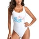 thumbnail image 3 of Gibobby Traje de baño completo mujer Traje de baño Ropa de playa Push-Up Set Bandeau Mujeres Traje de baño Vendaje Bikini brasileño Trajes de baño Tankin(Blanco,CH), 3 of 5