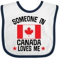 thumbnail image 3 of Inktastic Someone in Canada Loves Me Boys or Girls Baby Bib, 3 of 4