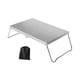 thumbnail image 1 of Mini mesa de camping plegable de aleación de aluminio y acero inoxidable resistente con Plata, 1 of 8