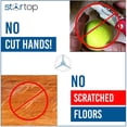 thumbnail image 4 of Pelota de tenis Walker Glides STARTOP Deluxe con diseño de leopardo precortado, 4 of 8