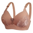 thumbnail image 1 of Sujetador de talla grande para mujer de mediana edad, copa D, ropa interior para madres, sin aro de acero, sujetador fino, 1 of 5