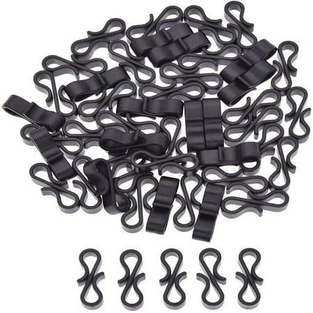 

Hanging Securing Wedding S 50pcs Gutter Lights Shaped Outdoor for Black Hooks Tools & Home Improvement Decorative Wall Mount Hooks