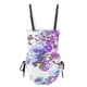 thumbnail image 5 of Tops de Bikini para las Mujeres Patrón Multicolor Impresión Trasera Recorte Sling Traje de Baño, Traje de Baño de Pieza Modesta, 5 of 6