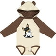 thumbnail image 3 of Inktastic Tri Color Corgi Boys or Girls Long Sleeve Baby Bodysuit, 3 of 5