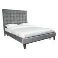 Chic Home Handel Bed Frame with Headboard Velvet Upholstered