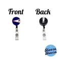 thumbnail image 3 of American Samoa Country Flag Retractable Reel ID Badge Key Card Name Tag Holder with Clip, 3 of 7