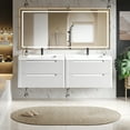 thumbnail image 6 of Onbrill 36" Modern Bathroom Vanity, 2-Drawer, Ceramic Sink, Fluted Design,White, 6 of 10
