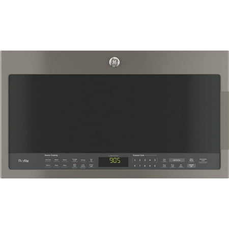 PVM9005EJES 30 Over-the-Range Microwave with 2.1 cu. ft. Capacity  1050 W Power  Three Speed 400-CFM Venting  Chef Connect  Bottom Control with Integrated Handles and 10 Power Levels in