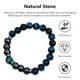thumbnail image 3 of Pulsera de protección Pulseras de piedra de ojo de tigre de obsidiana para protección Trae suerte y prosperidad MFZFUKR BST3014360-3, 3 of 5