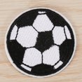 thumbnail image 4 of 10Pcs Cute Football Shape Iron On Applique Sew Clothes Sewing Patches Embroidered DIY, 4 of 8