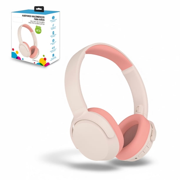 Audífonos Inalámbricos para Niños, Diadema con Bluetooth y Micrófono