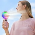 thumbnail image 2 of ChicYu Light Handheld Mini Fan Rechargeable Battery Operated Portable Fan Included Carrying Portable Mini Fan Adjustable USB Rechargeable Fans, 2 of 5
