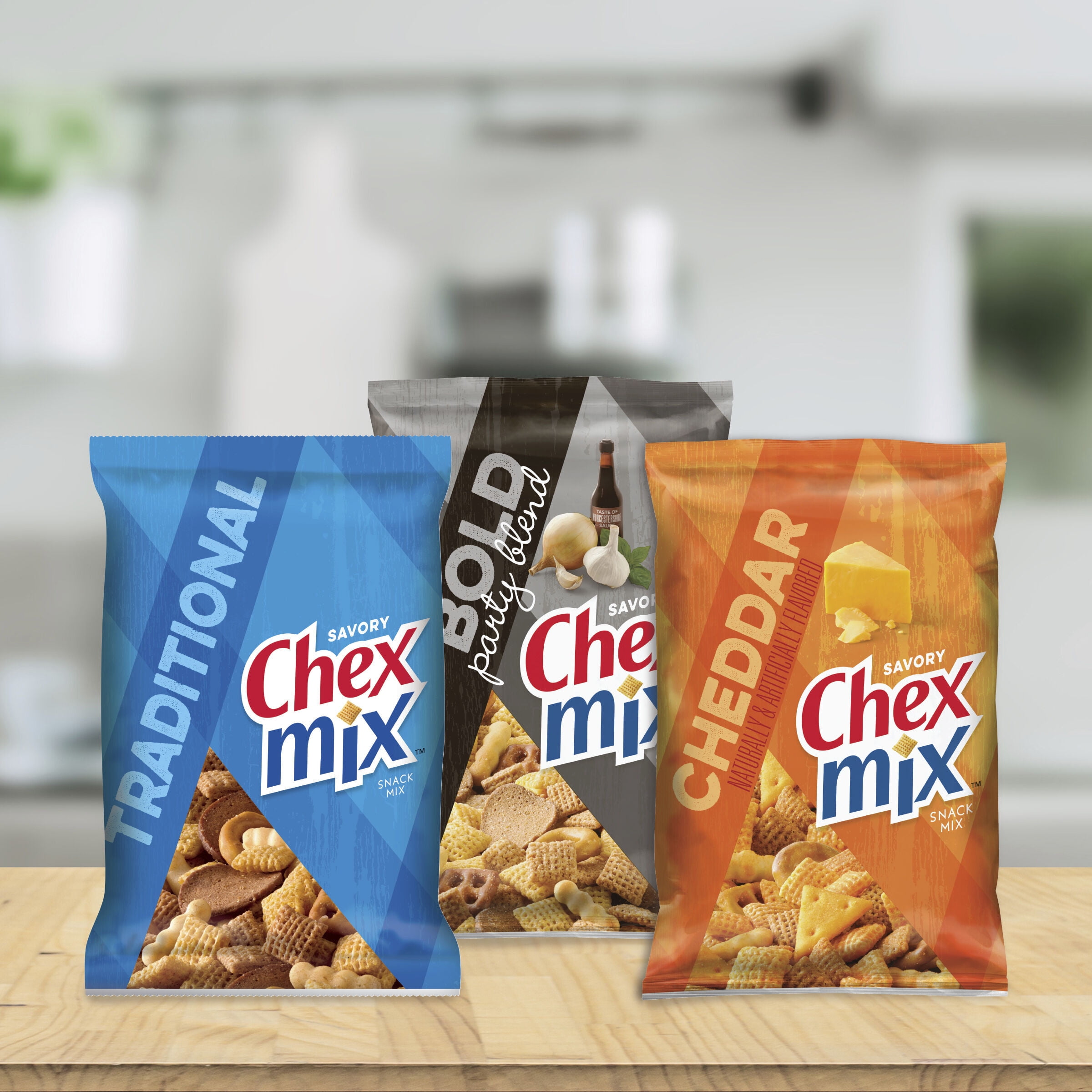 (2 pack) Chex Mix Honey Nut Sweet & Salty Snack Mix, Family Size, 15 oz Bag