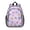 Butterfly and Purple, variant on Butterfly and Multicolor Black Pattern Backpack for School, Cute School Bag with Adjustable Shoulder Straps and Padded Back, 15"x11.42"x5.5"