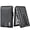 Gravel Black, variant on Wallet for Men - with Money Clip Slim Leather Slots Credit Card Holder RFID Blocking Bifold Minimalist Wallet (Money Clip Inside)